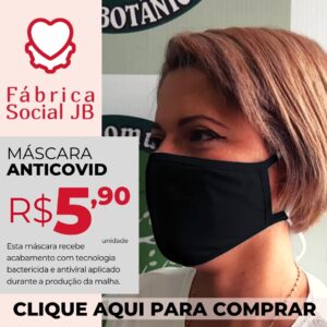 Clique aqui para encomendar suas máscaras anticovid na Fábrica Social Jardim Botânico