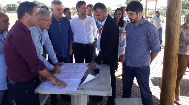 Governador visita obras do Parque Vivencial do Jardim Botânico. Foto: MCJB