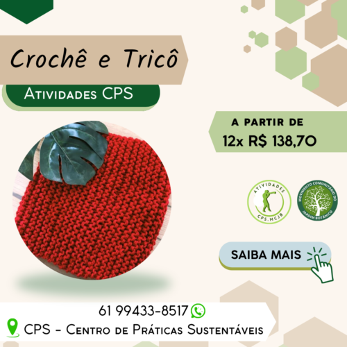 Taxa de Matrícula - Crochê ou Tricô
